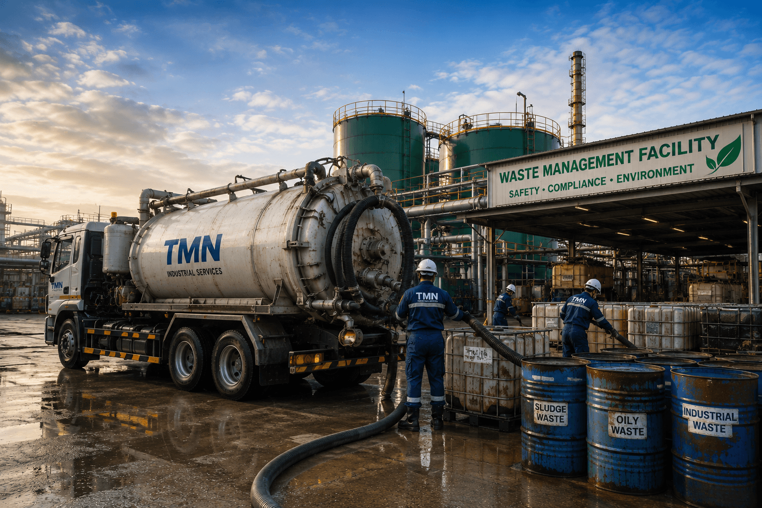 Vacuum Truck Operation